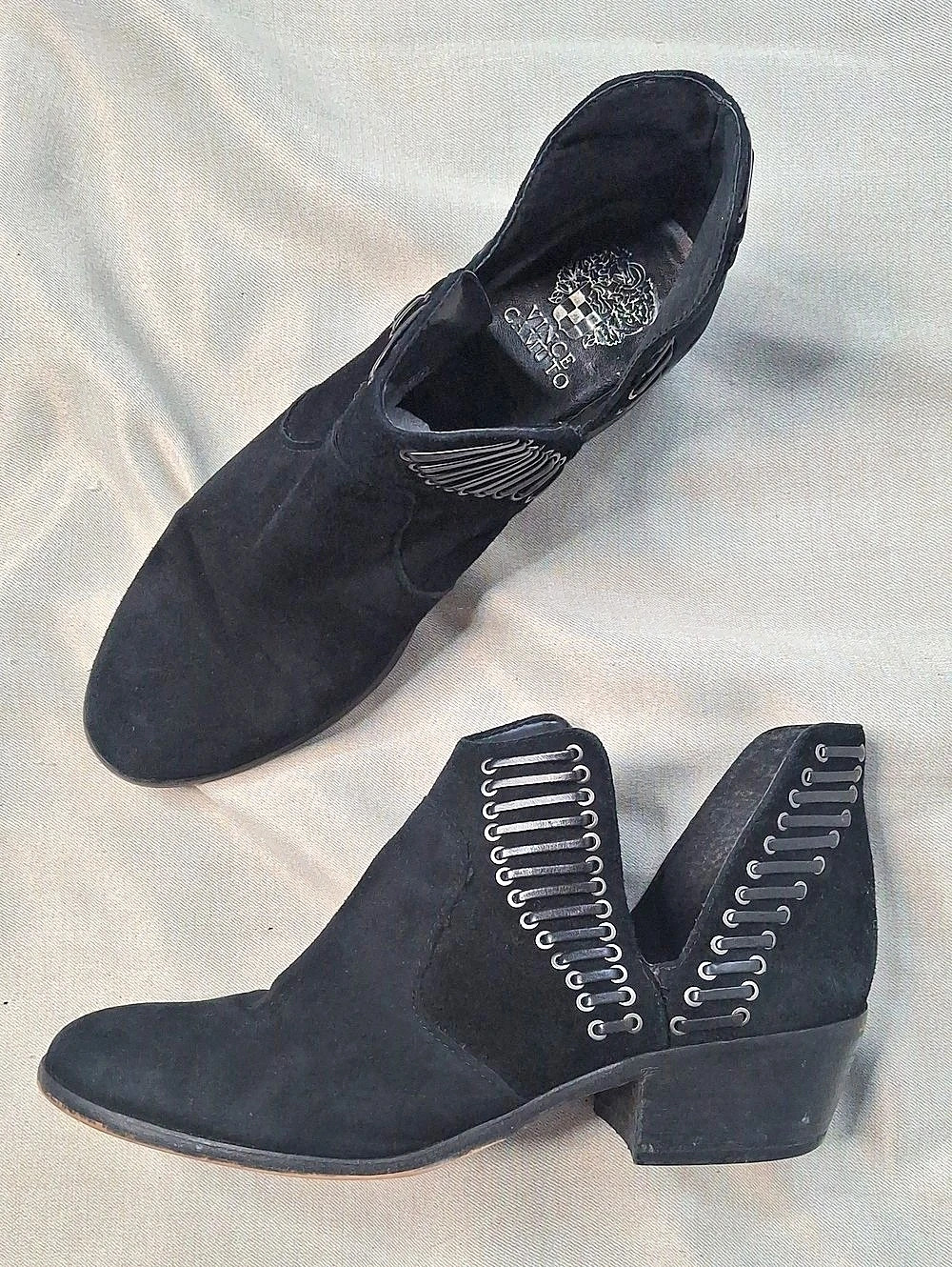 Vince Camuto VC-PENSTA Ankle Booties Black US 9.5 M